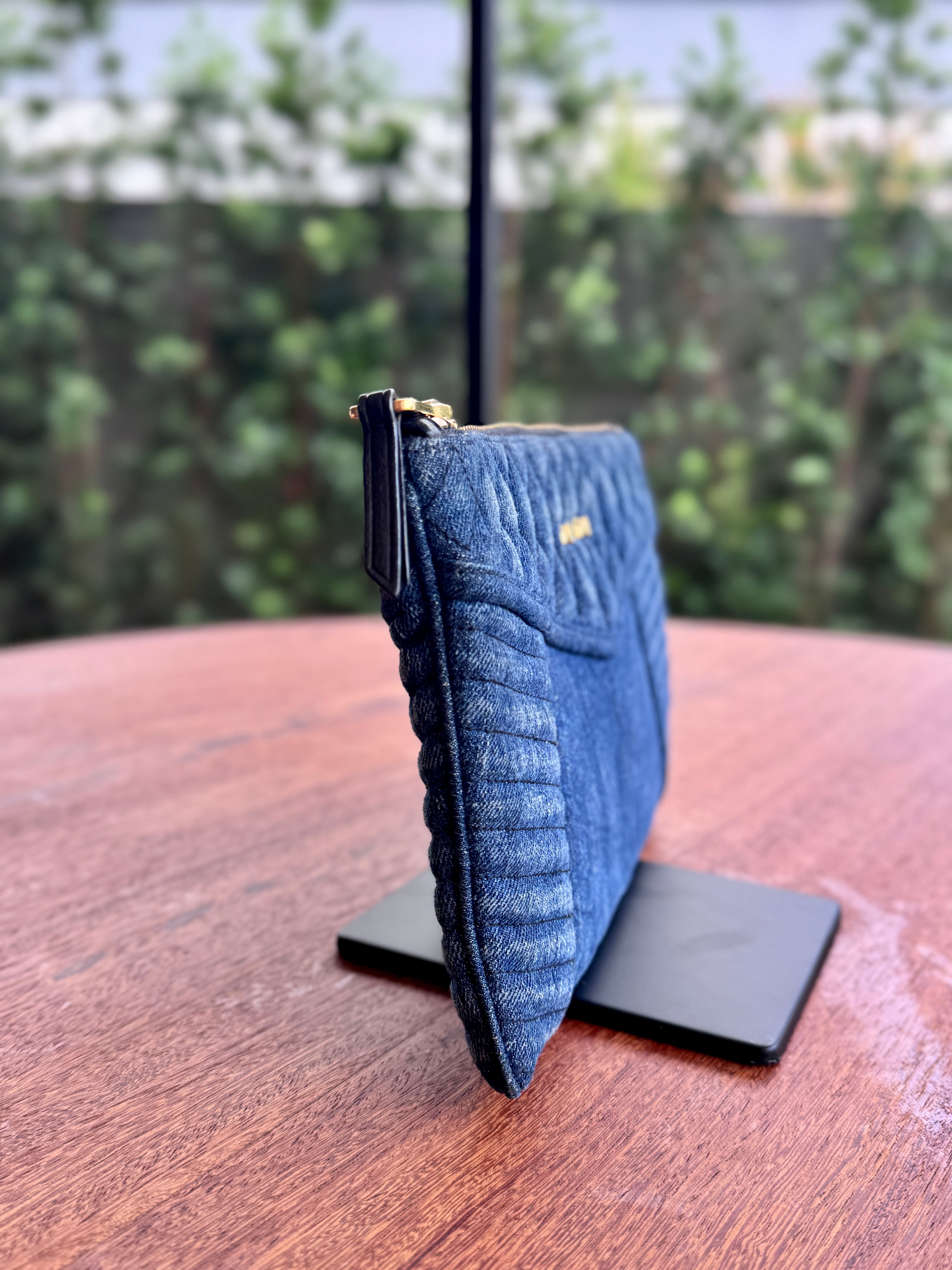 Miu Miu Denin Clutch