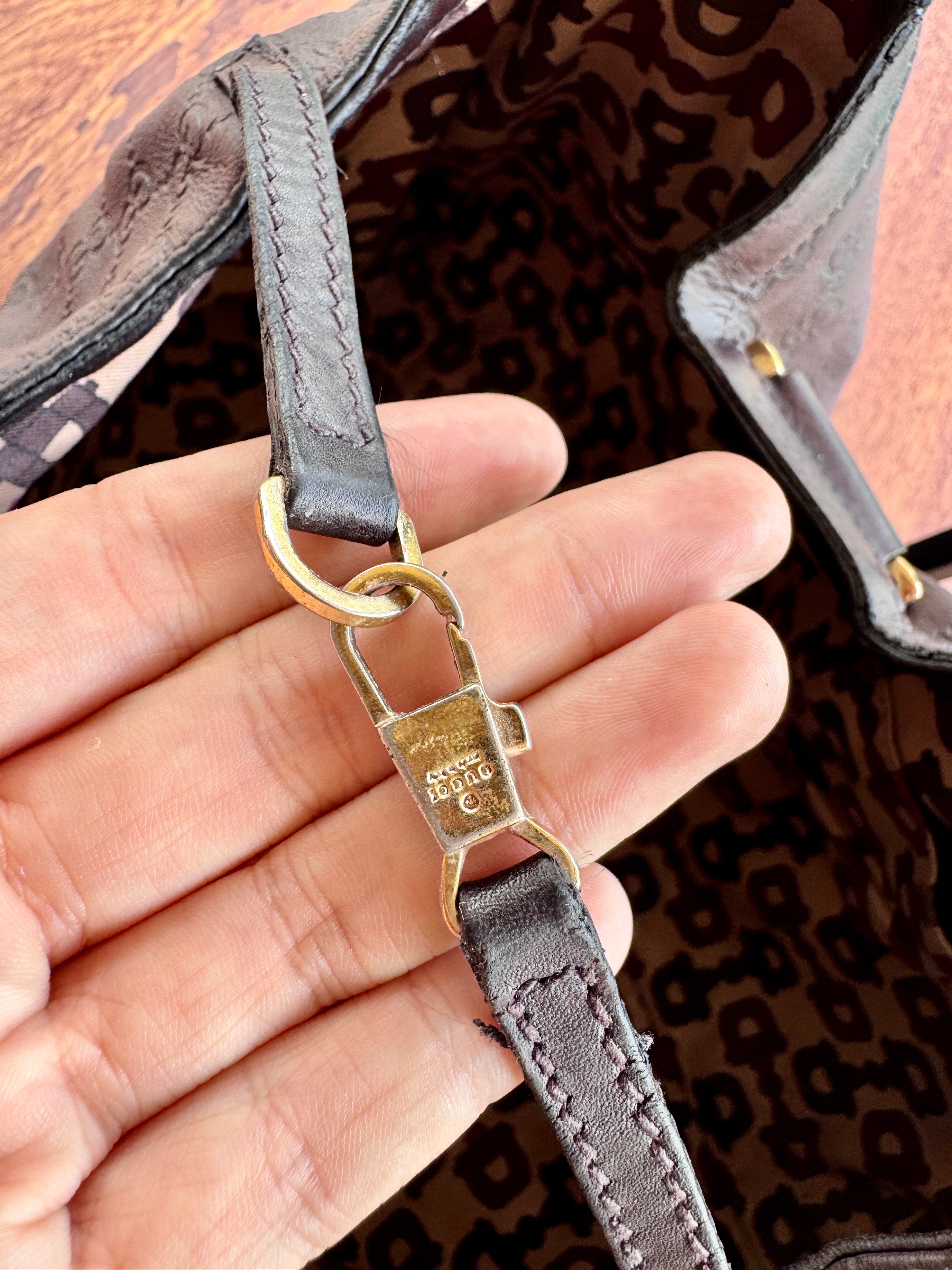 Gucci Guccissima GG Couro