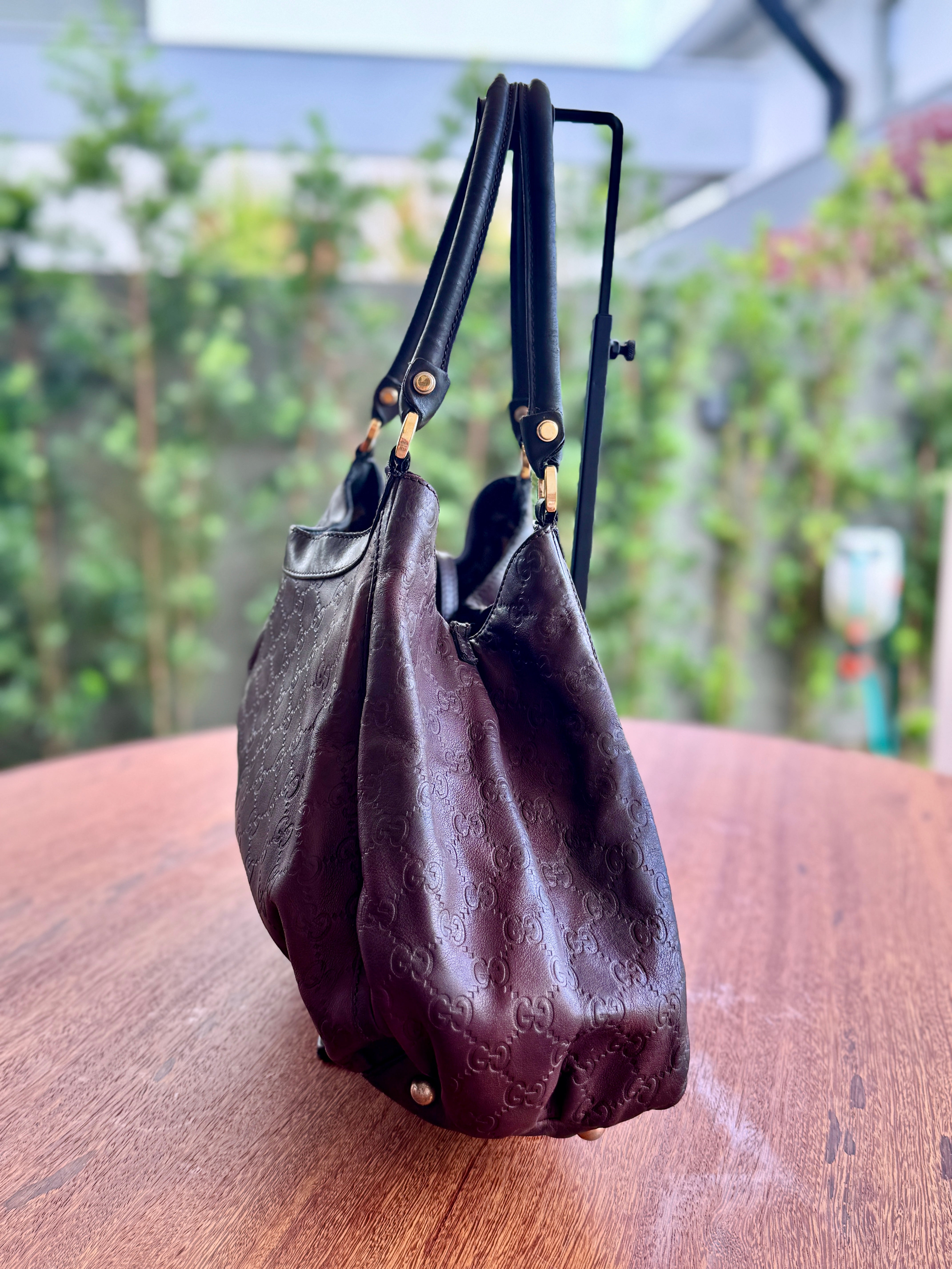 Gucci Guccissima GG Couro