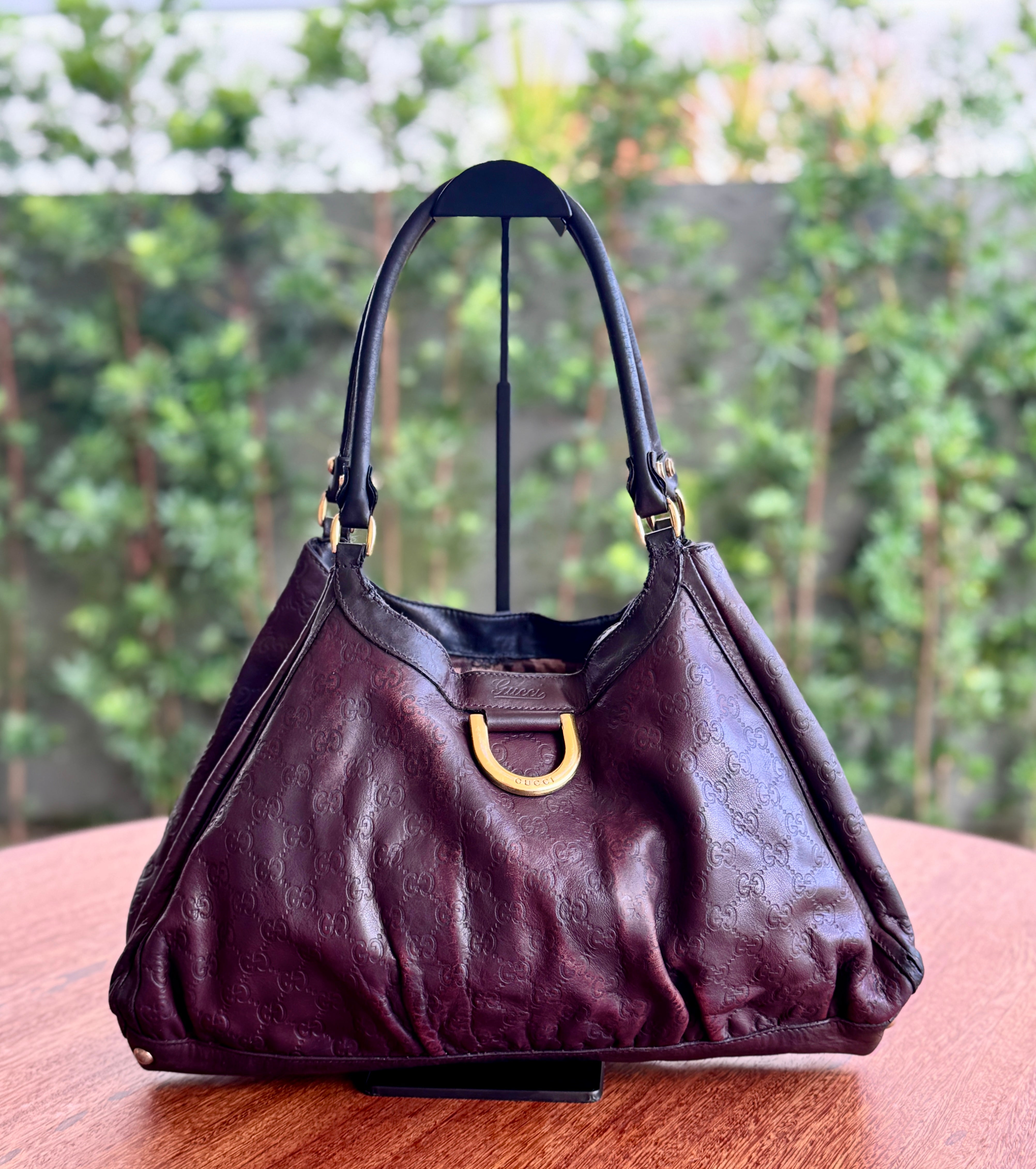 Gucci Guccissima GG Couro