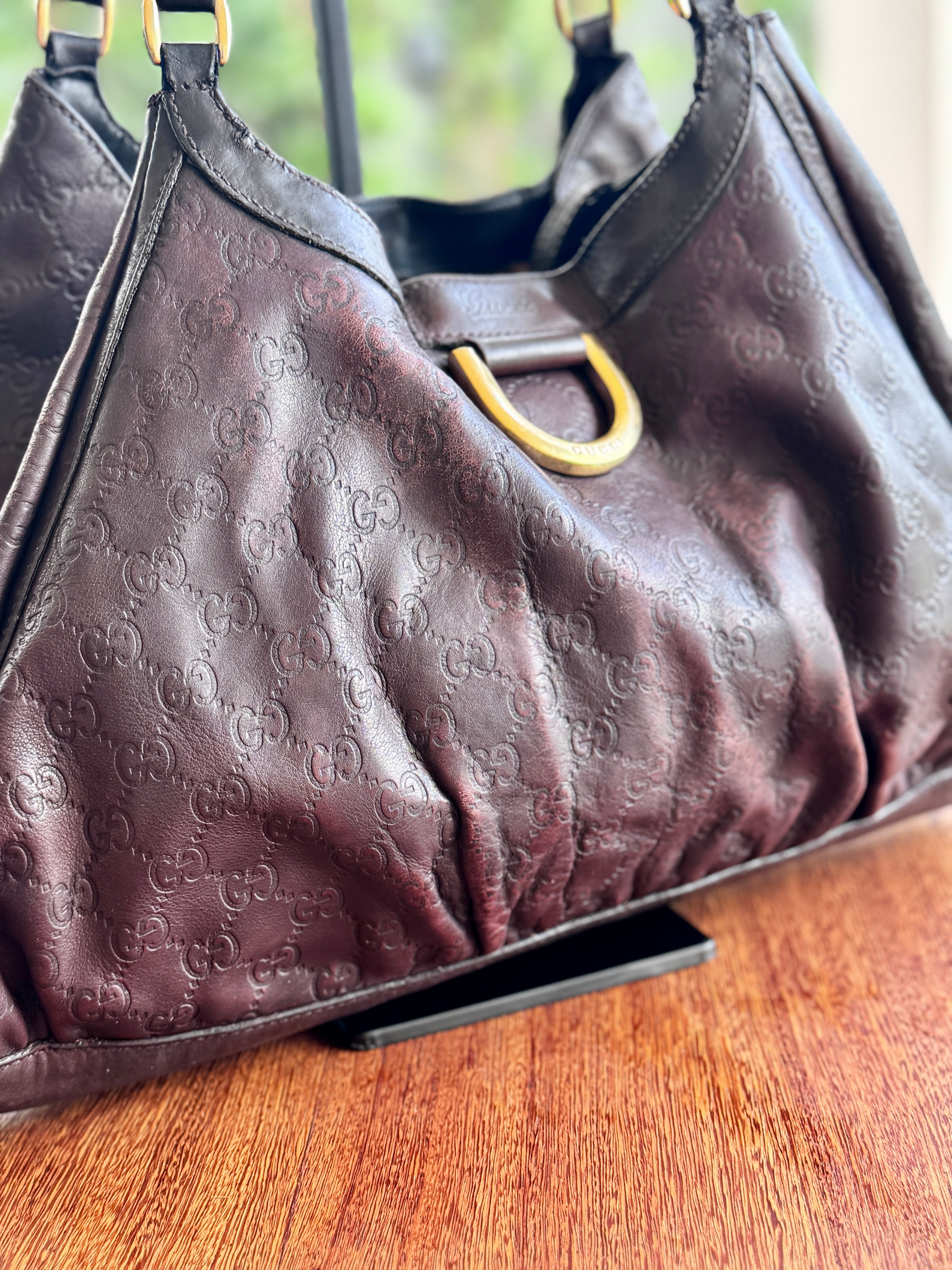 Gucci Guccissima GG Couro