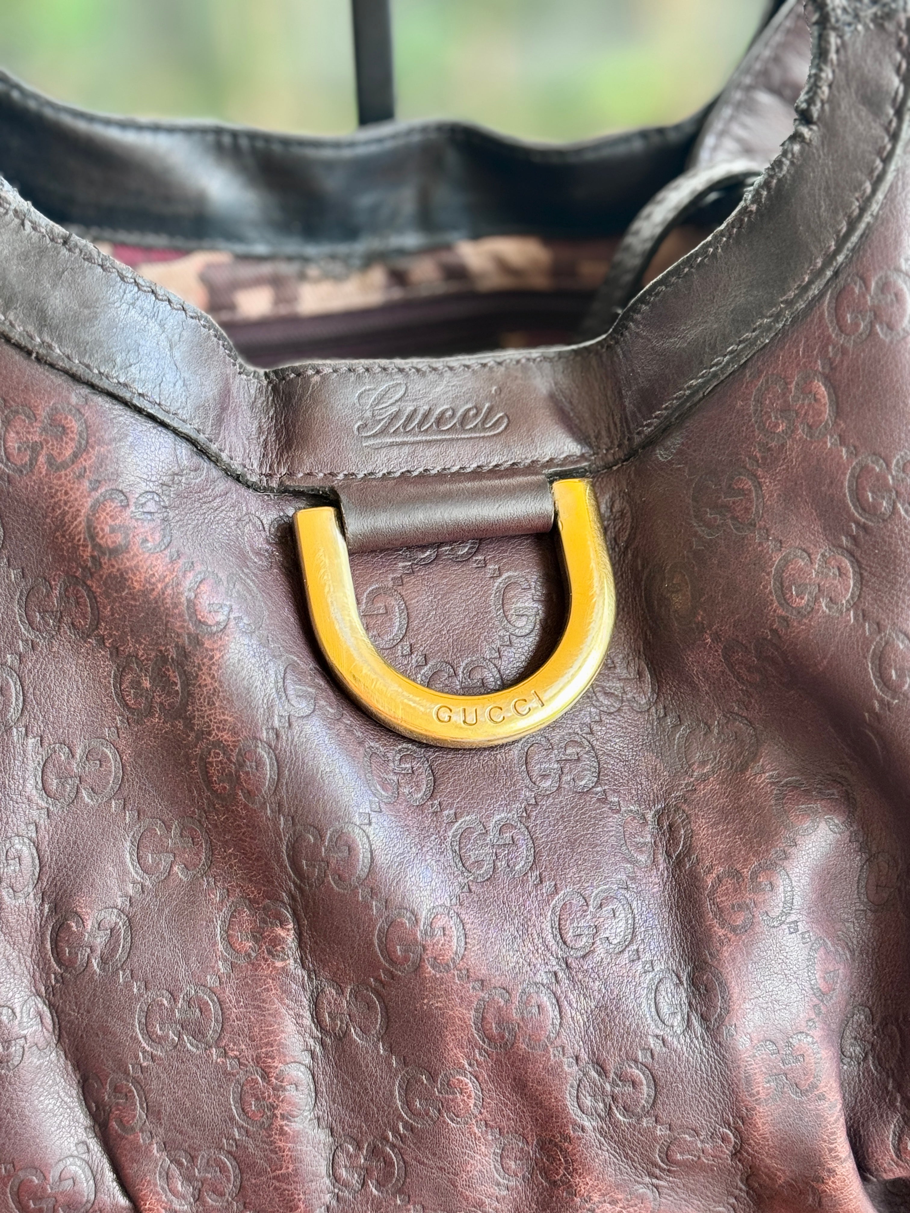 Gucci Guccissima GG Couro