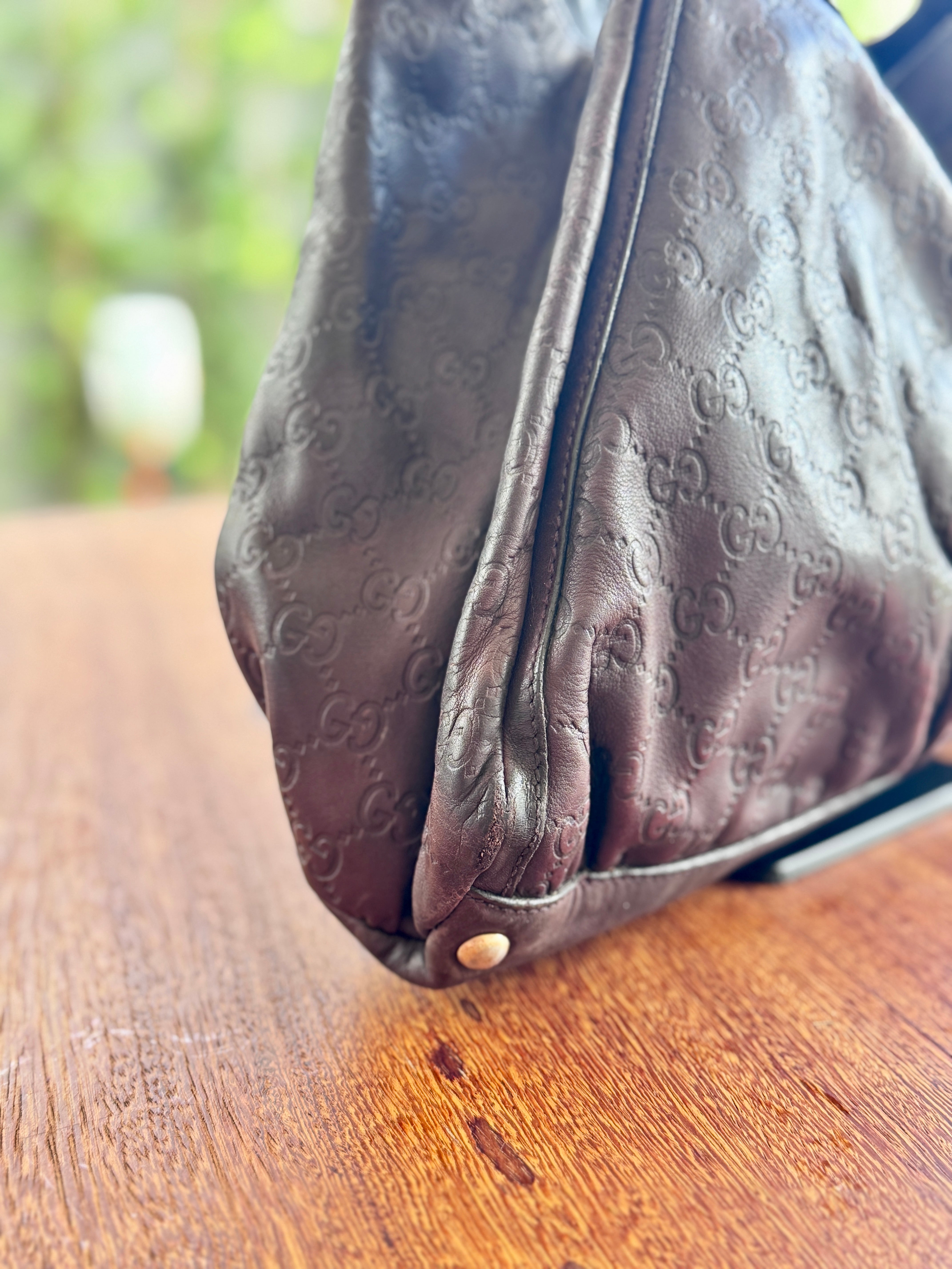 Gucci Guccissima GG Couro