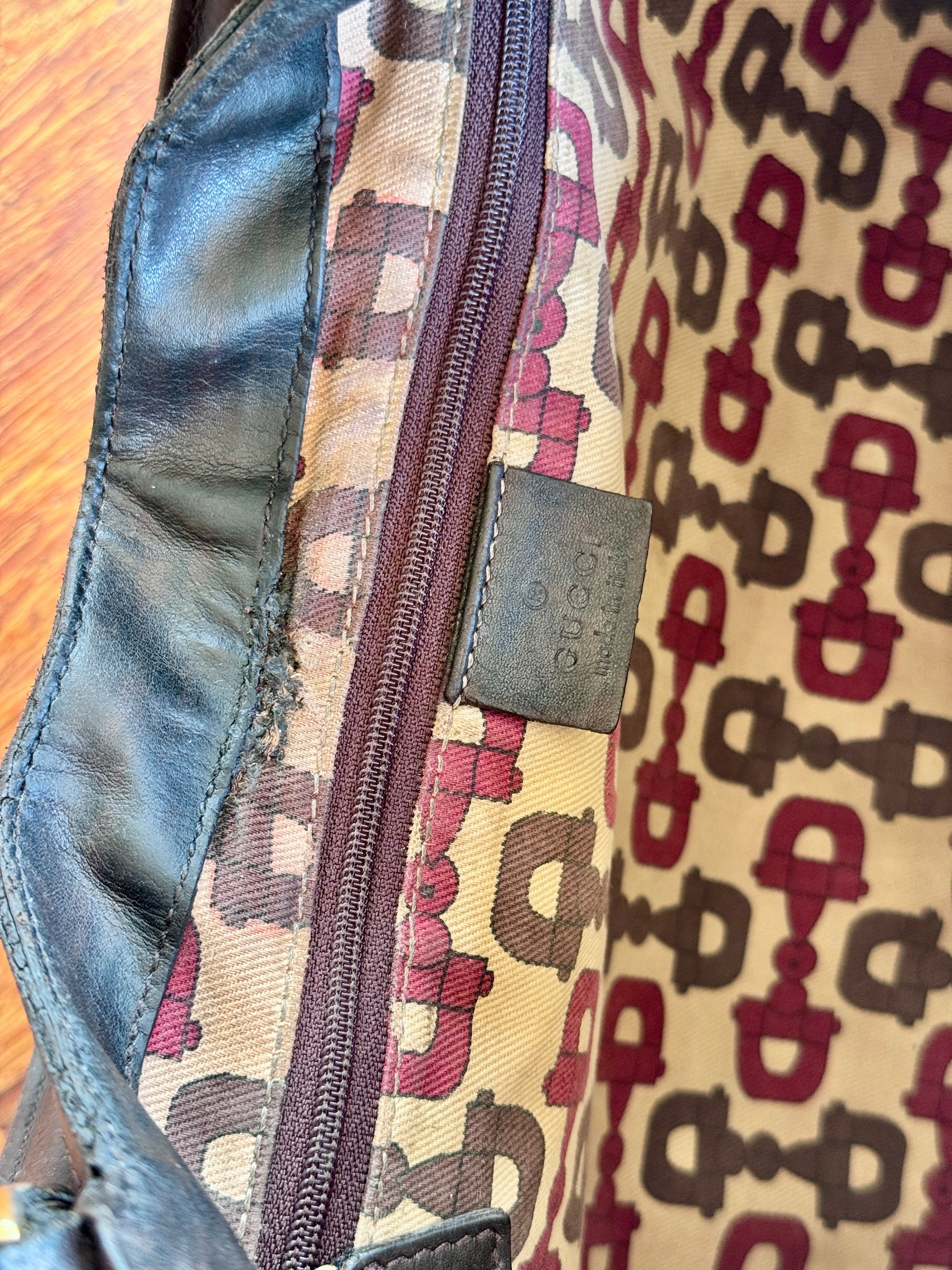 Gucci Guccissima GG Couro