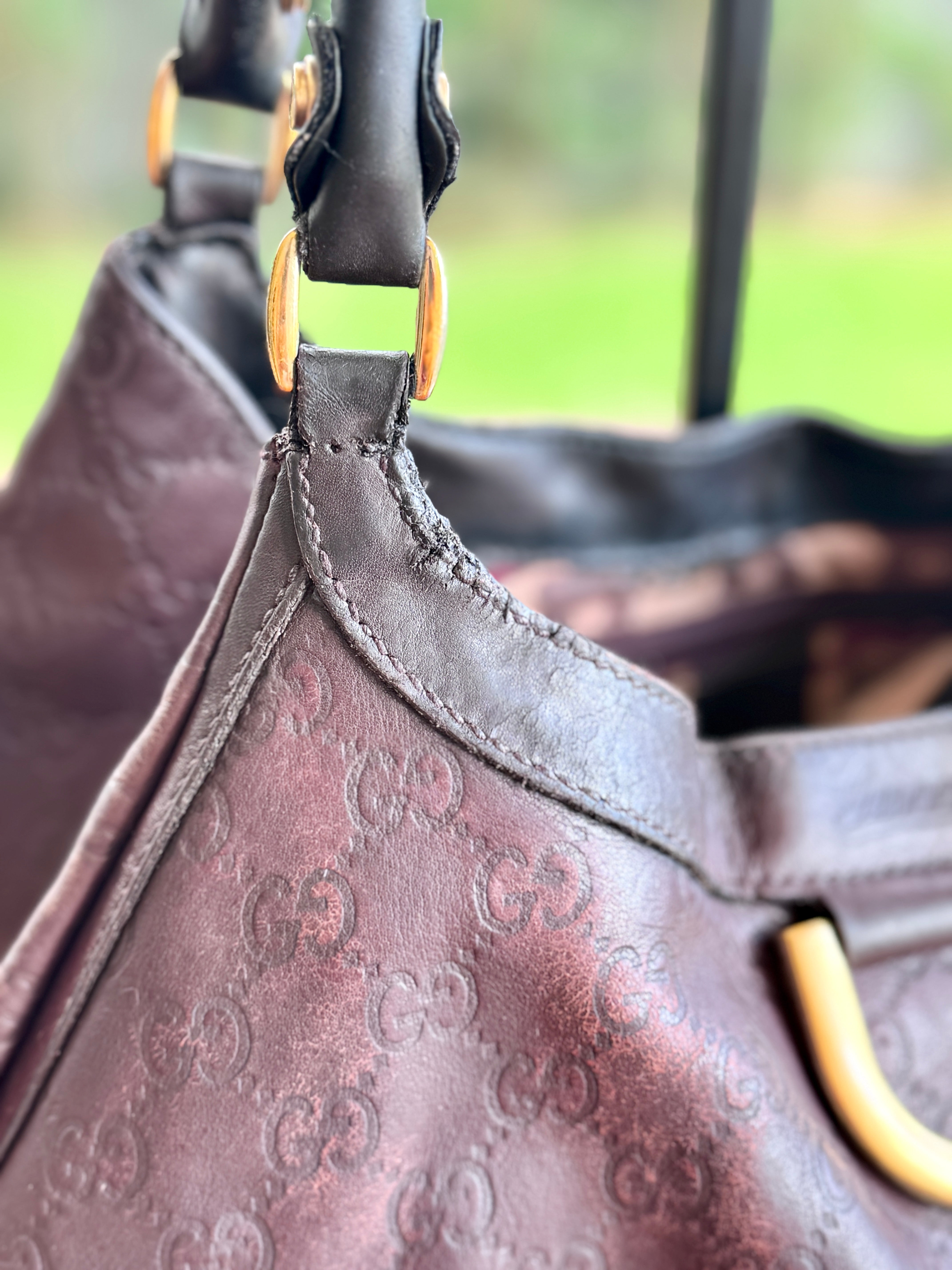 Gucci Guccissima GG Couro