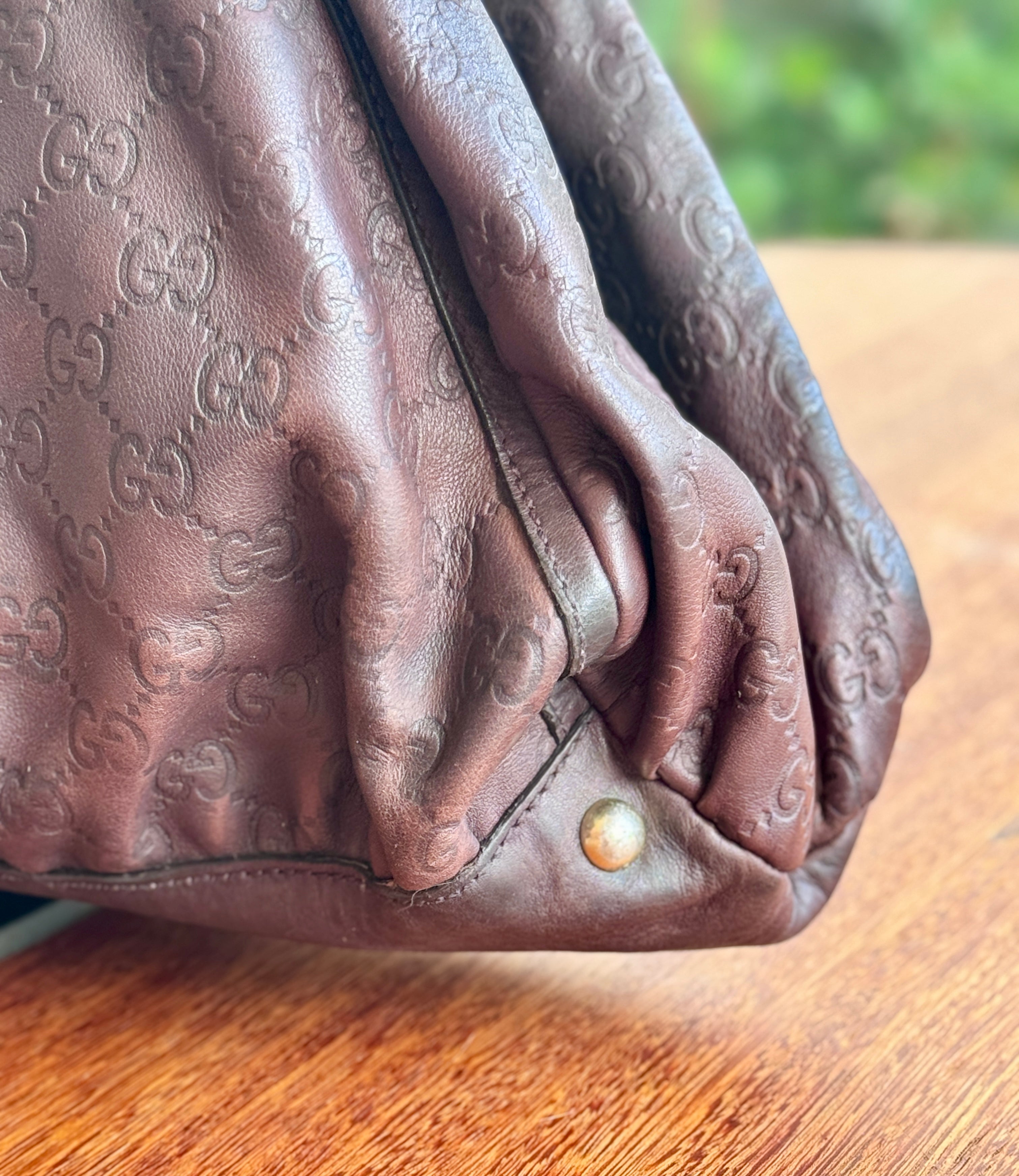 Gucci Guccissima GG Couro