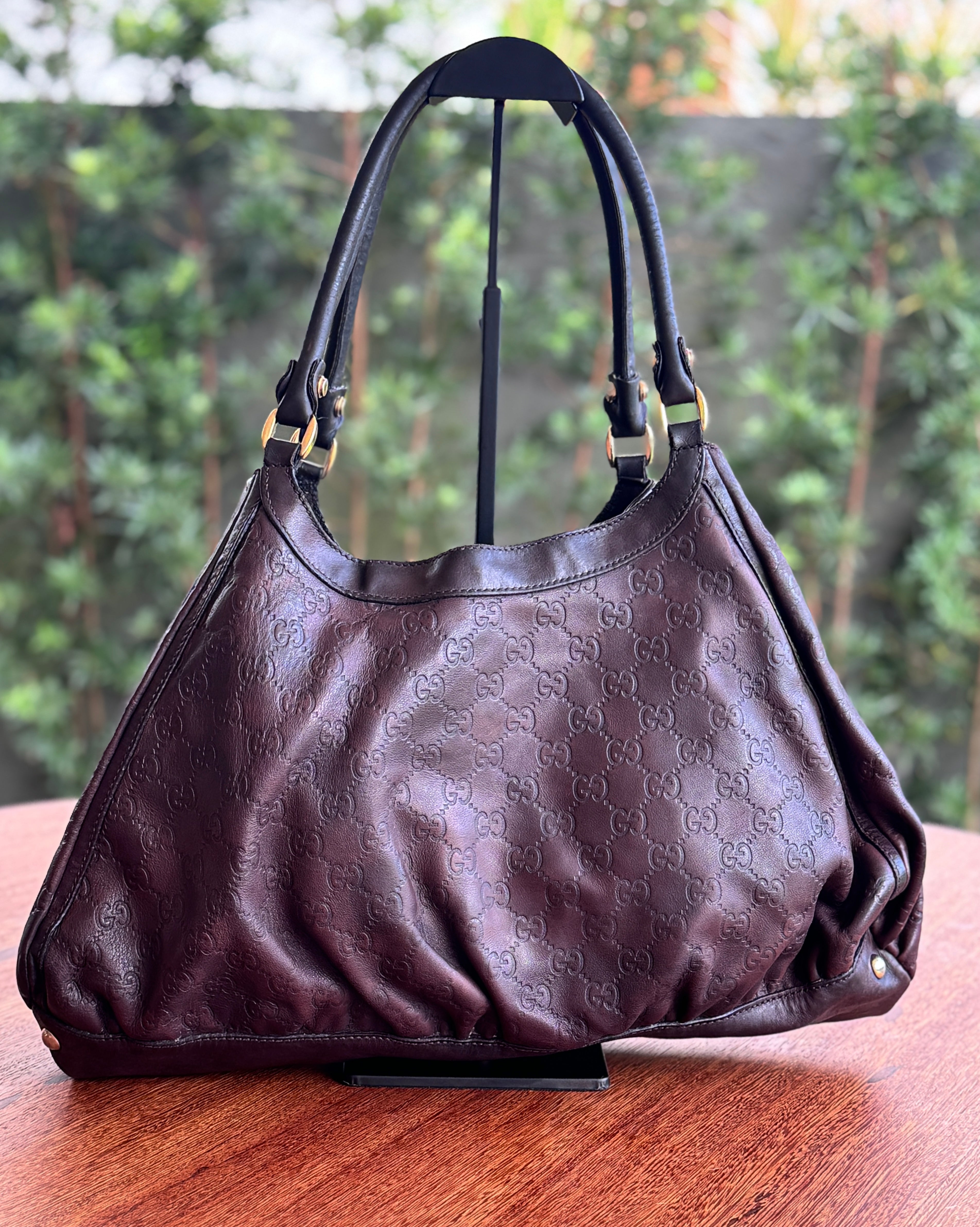 Gucci Guccissima GG Couro