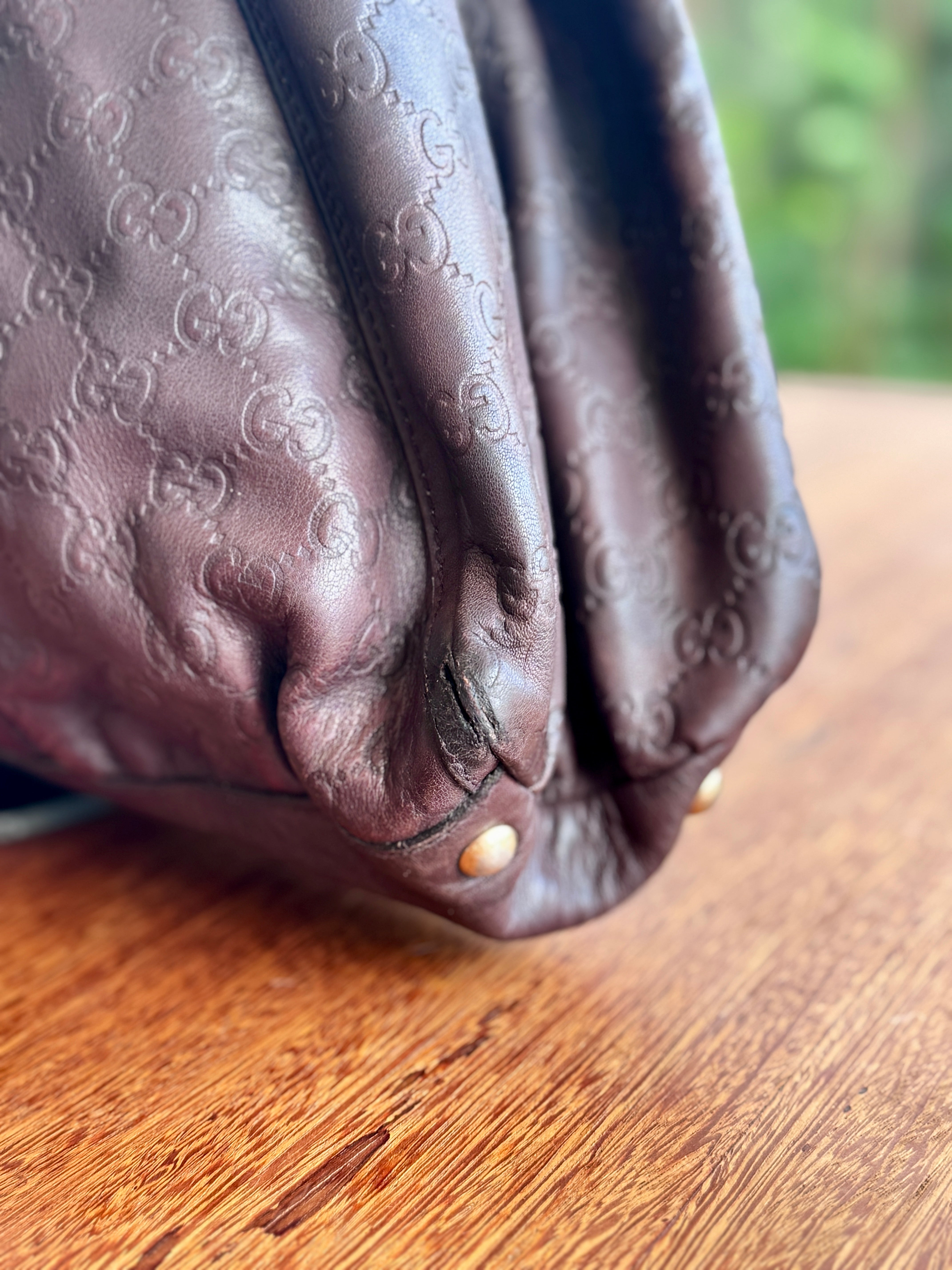 Gucci Guccissima GG Couro