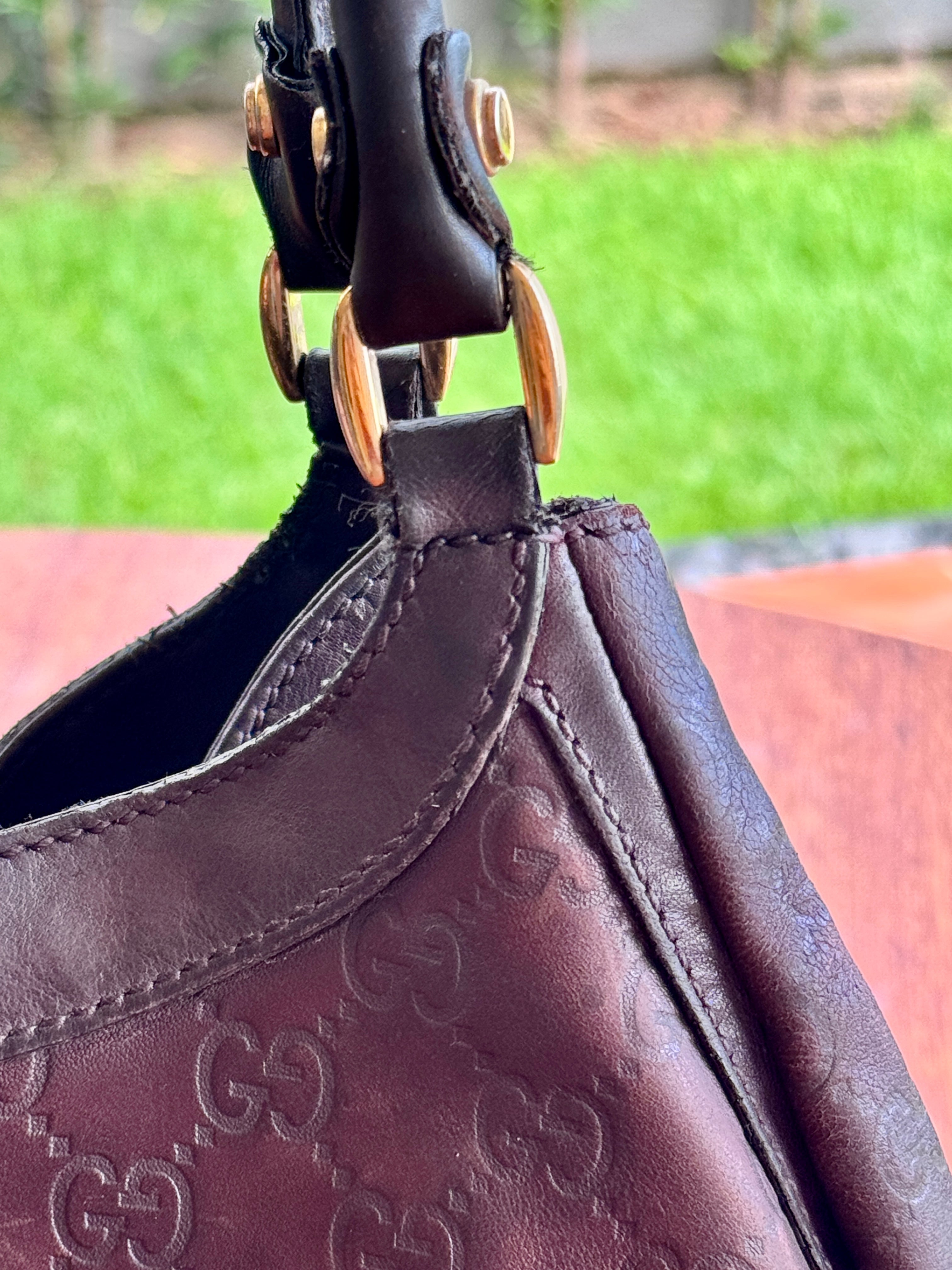 Gucci Guccissima GG Couro